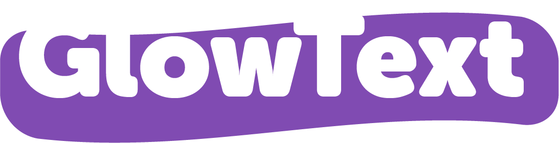 GlowText logo